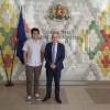 Областният управител Михаил Кашеров се срещна с американския доброволец Томи Десиано