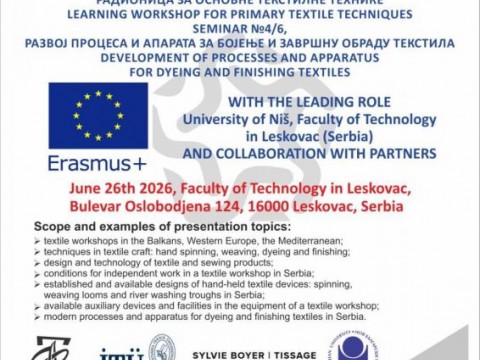 International Seminar in Leskovac Focuses on Dyeing and Finishing of Textile Products