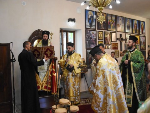 Празнична вечерня за празника на Света Троица 