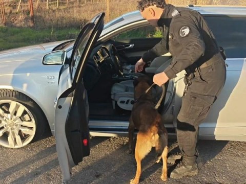 Системен нарушител на пътя е задържан с използване на лента с шипове за принудително спиране 