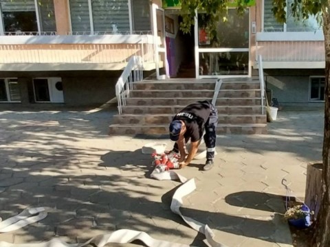Малчугани от ДГ „Щастливо детство“ участваха в урок по пожарна безопасност в Твърдица