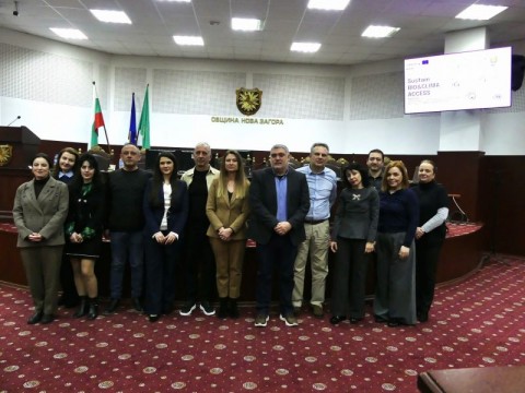 Община Нова Загора е домакин на първата партньорска среща по проекта „Sustain BIO&CLIMA ACCESS“