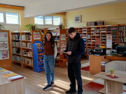Библиотека „Зора“ се включи в Националния маратон на четенето с литературен урок за Христо Смирненски
