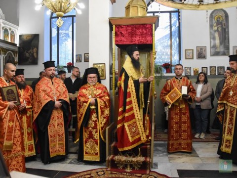 Празнична вечерня в храм „Св. цар Борис-Михаил“ в Царево