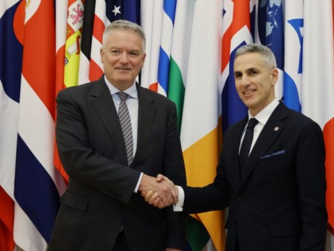 Напредъка на България по присъединяването към ОИСР обсъдиха премиерът Гюров и генералният секретар на Организацията Матиас Корман 