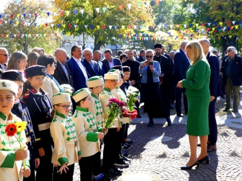 Нова Загора откри паметник на Стоян Омарчевски – родолюбеца, завещал на България Деня на народните будители