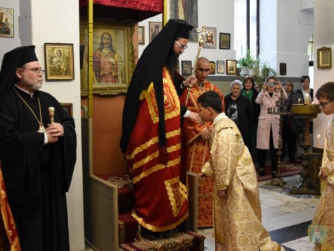 Празнична вечерня в храм „Св. цар Борис-Михаил“ в Царево