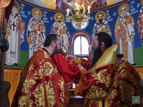 Освещаване на нов храм в село Хаджидимитрово