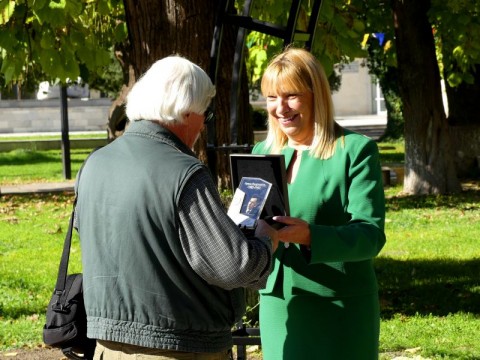 Нова Загора откри паметник на Стоян Омарчевски – родолюбеца, завещал на България Деня на народните будители