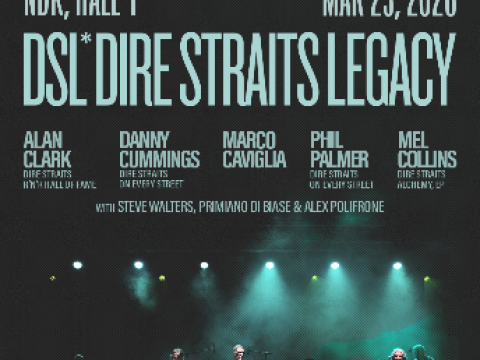 Легендарните DIRE STRAITS LEGACY с последното си турне в България през март 2026-та!