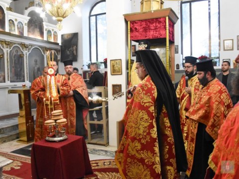 Празнична вечерня в храм „Св. цар Борис-Михаил“ в Царево