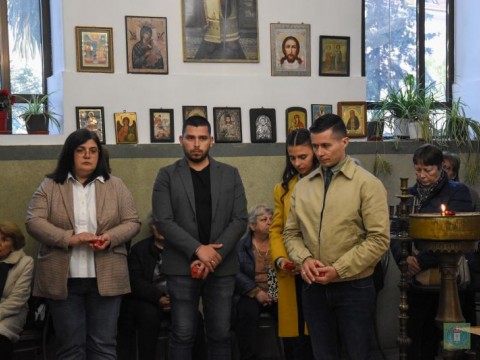 Празнична вечерня в храм „Св. цар Борис-Михаил“ в Царево