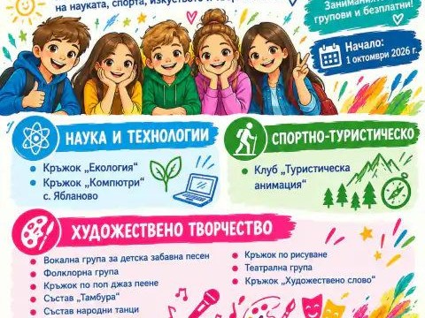 Безплатни занимания за деца и ученици предлага ЦПЛР – Котел през новата учебна година
