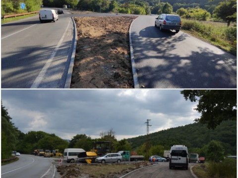 Основният ремонт на пътя за село Жеравна е пред приключване
