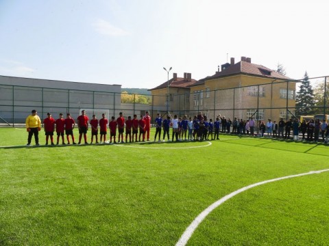 Нова спортна площадка отвори врати в ОУ „П. Р. Славейков“ – село Кортен