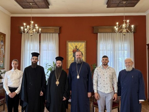 Сливенският митрополит Арсений посети митрополита на Солун 