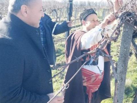 С тържествен ритуал в Пъдарево бе поставено началото на новата лозарска година